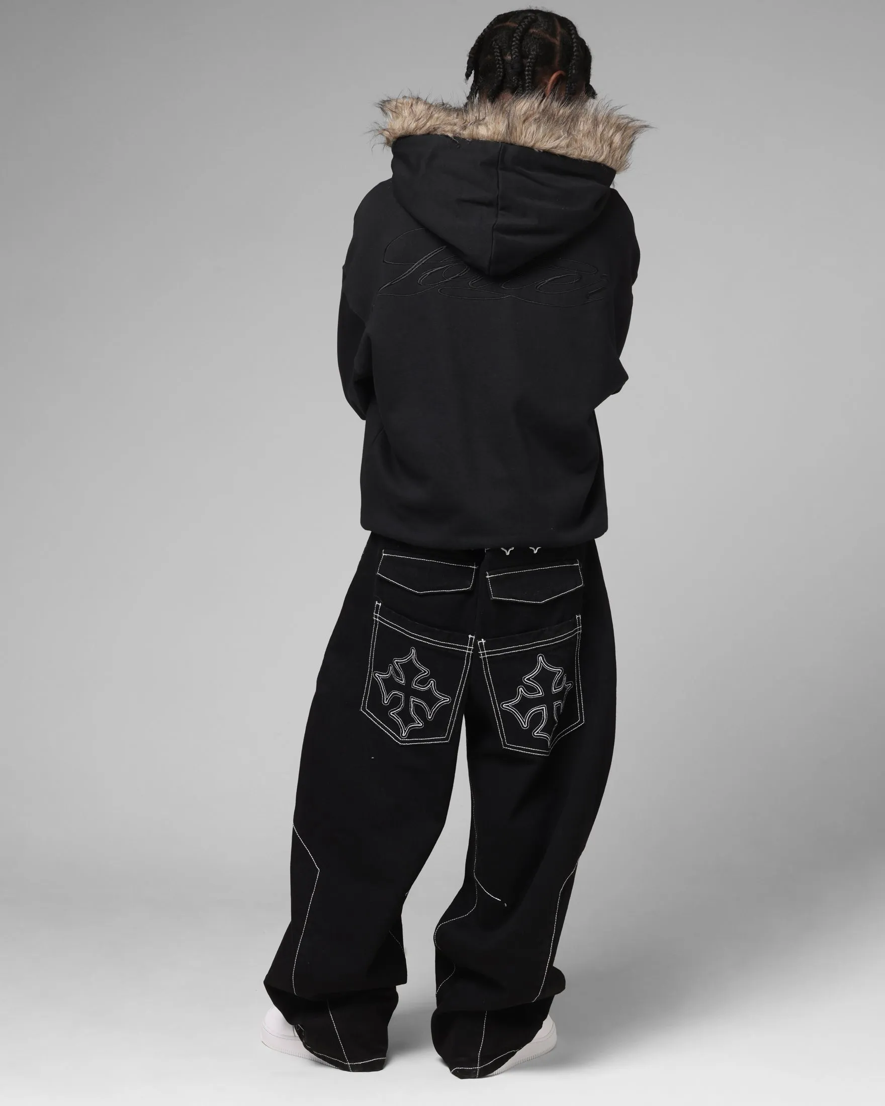 Loiter Purity Zip Hoodie Black sold by Culture Kings product image thumbnail 4