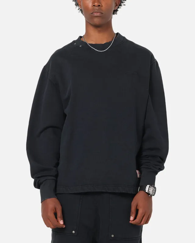 Carre Rivet Crewneck Charcoal sold by Culture Kings