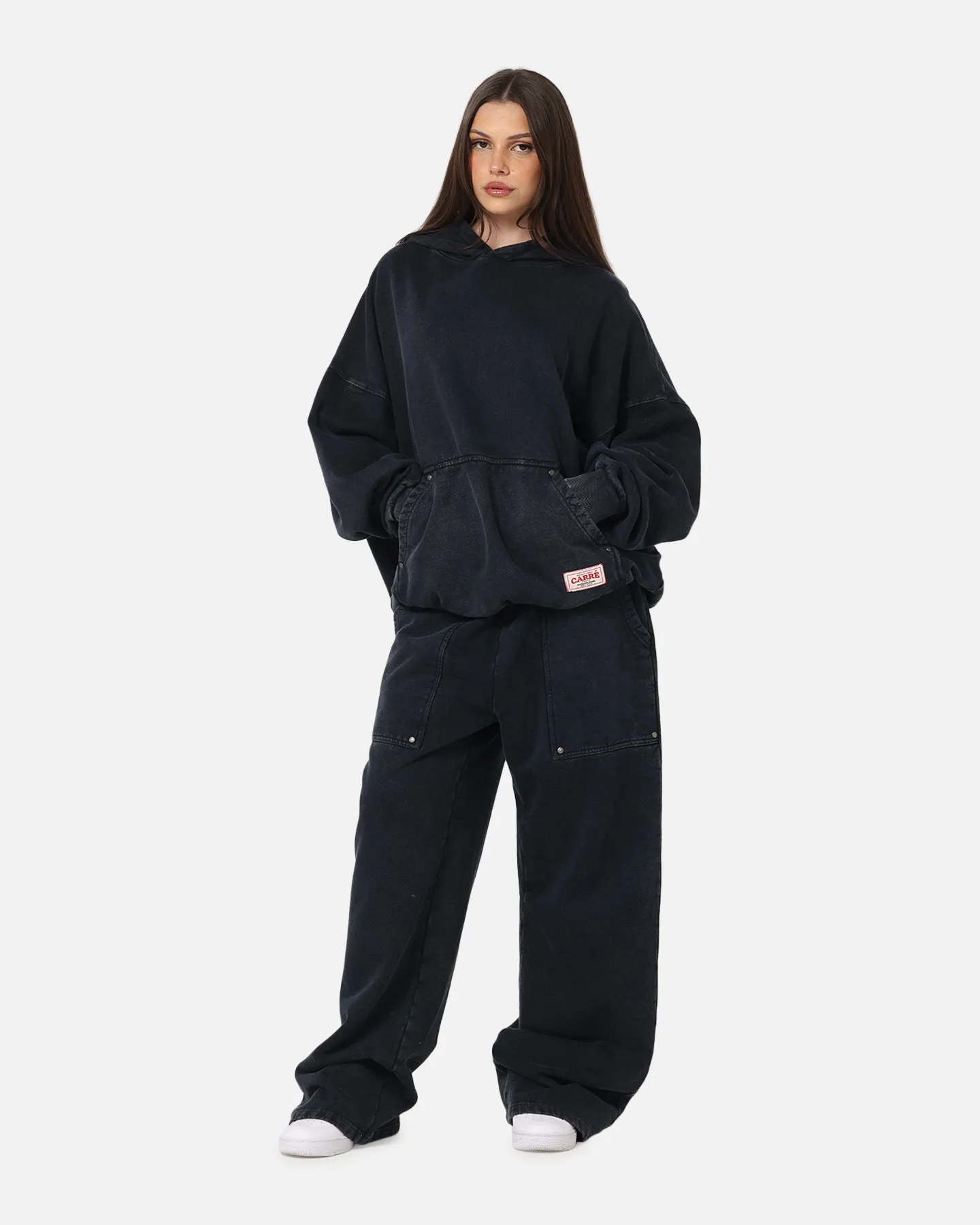 Carre Rivet Hoodie Charcoal sold by Culture Kings product image thumbnail 2