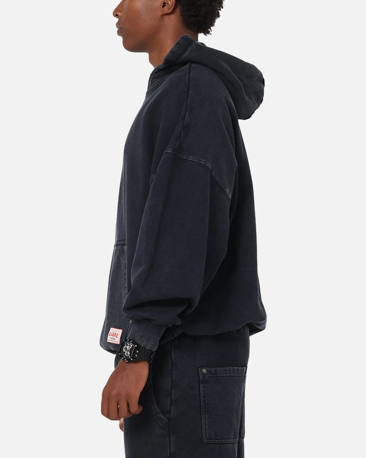 Carre Rivet Hoodie Charcoal sold by Culture Kings product image thumbnail 5