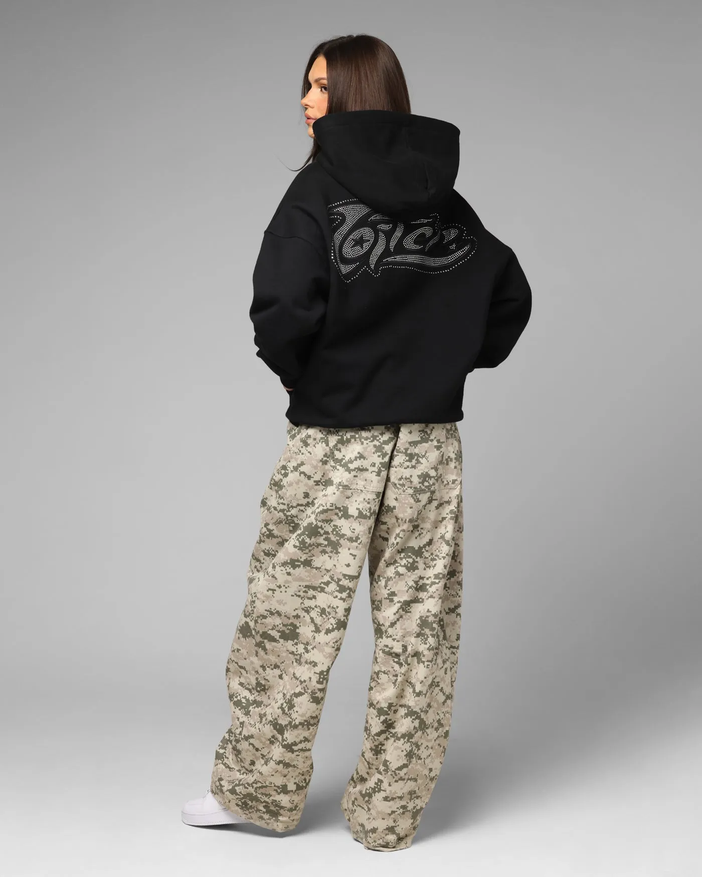 Loiter Weezy Rhinestone Zip Hoodie Black sold by Culture Kings product image thumbnail 4