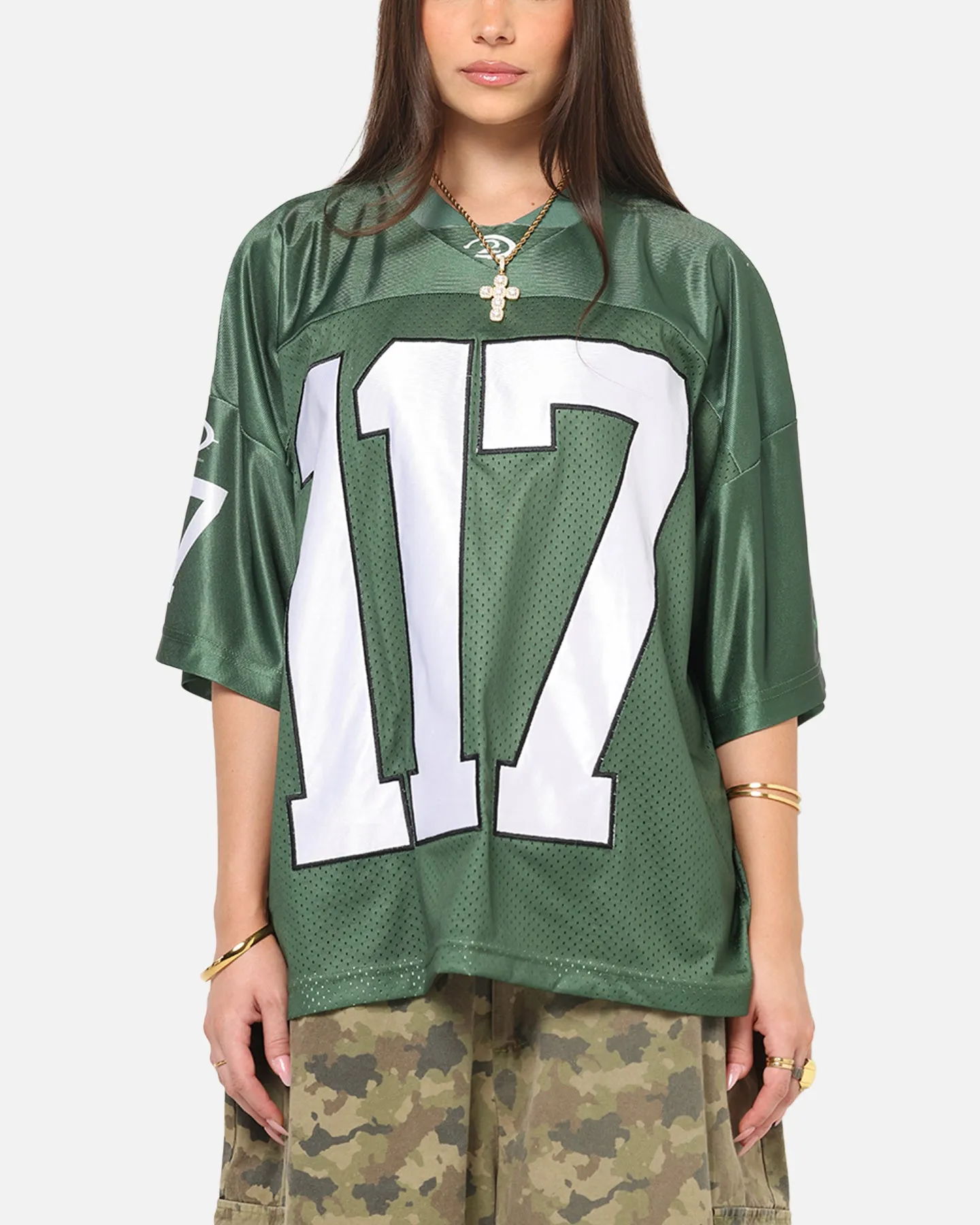 73Studio X Halo 2 Spartan 117 Football Jersey Forest Green sold by Culture Kings