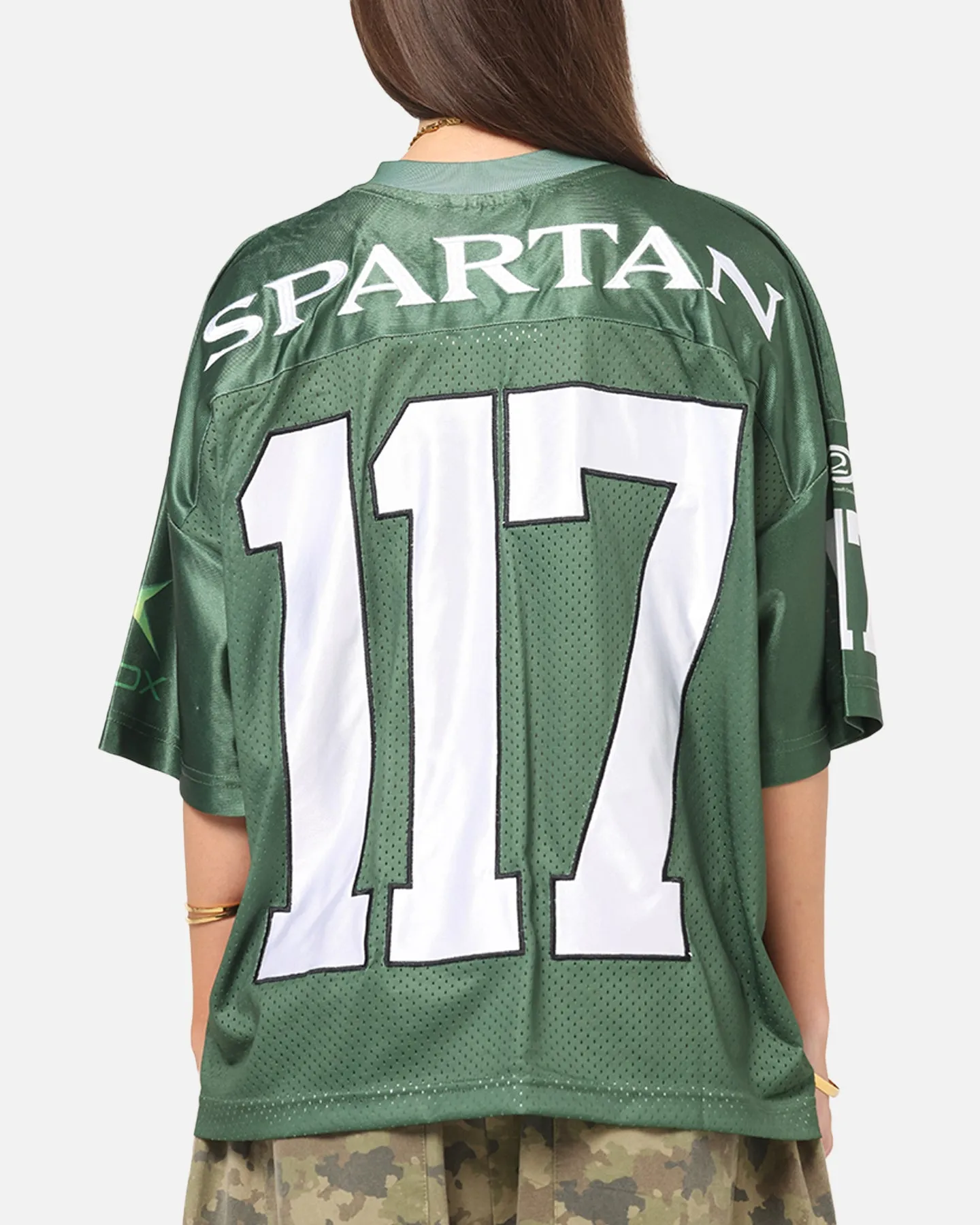 73Studio X Halo 2 Spartan 117 Football Jersey Forest Green sold by Culture Kings product image thumbnail 2
