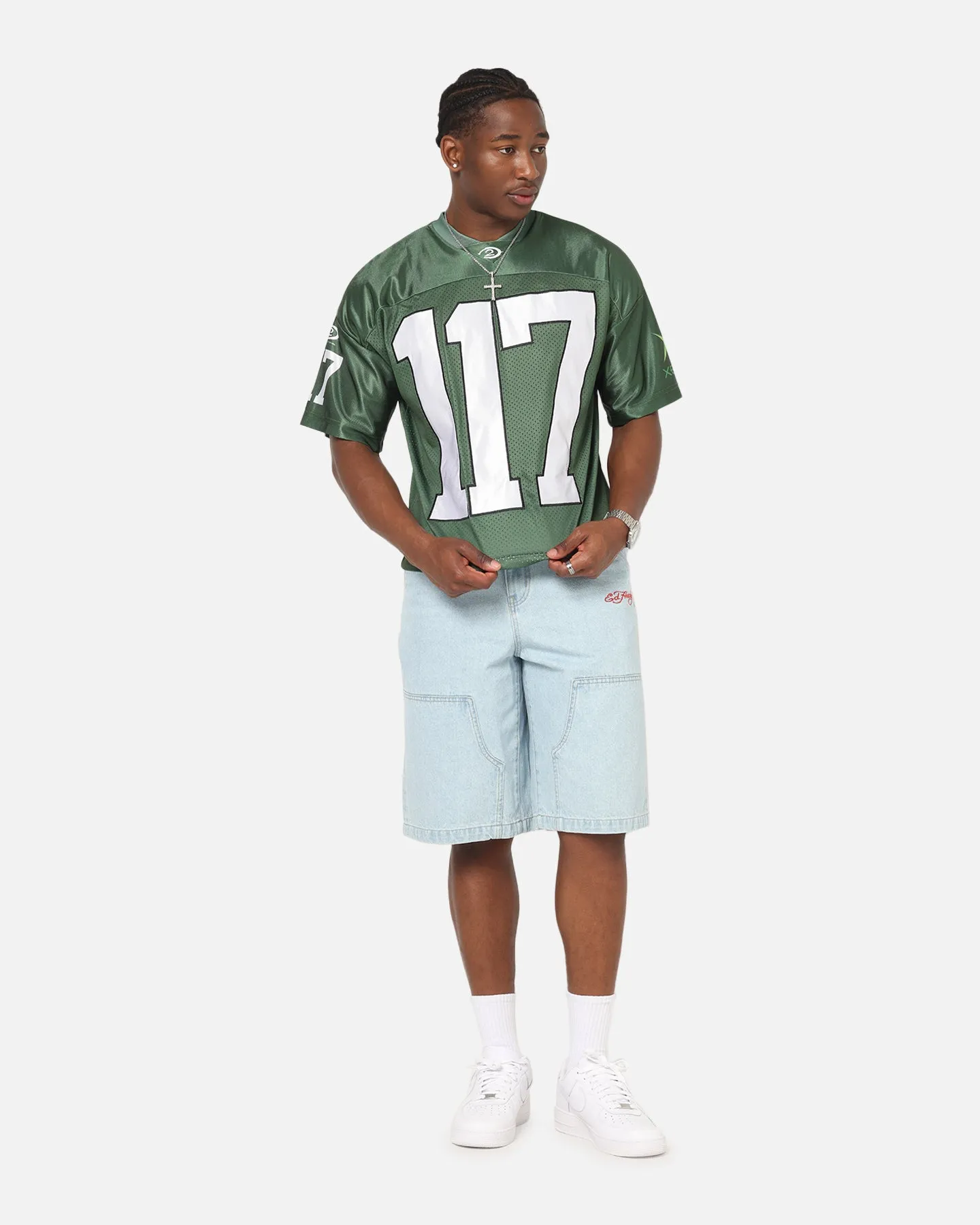 73Studio X Halo 2 Spartan 117 Football Jersey Forest Green sold by Culture Kings product image thumbnail 3