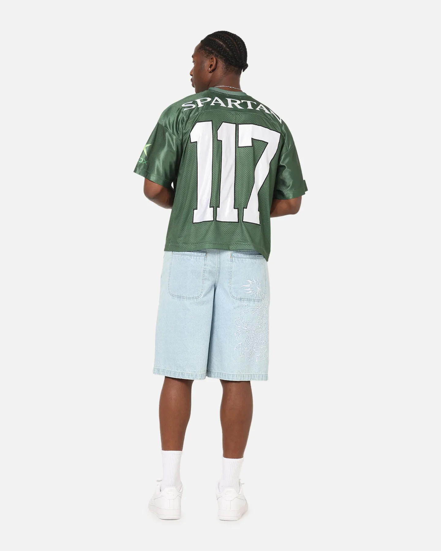 73Studio X Halo 2 Spartan 117 Football Jersey Forest Green sold by Culture Kings product image thumbnail 4