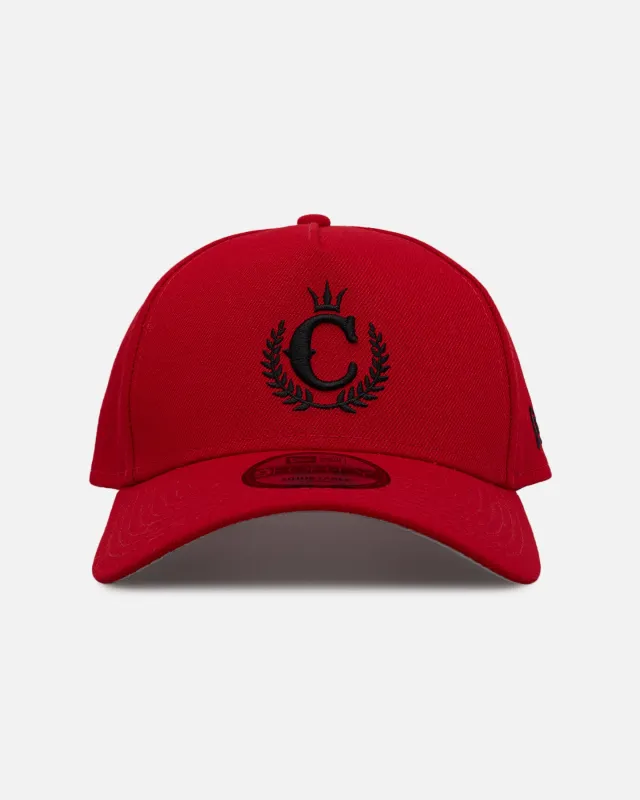 New Era X Culture Kings 9FORTY A-Frame Snapback Red/Black sold by Culture Kings