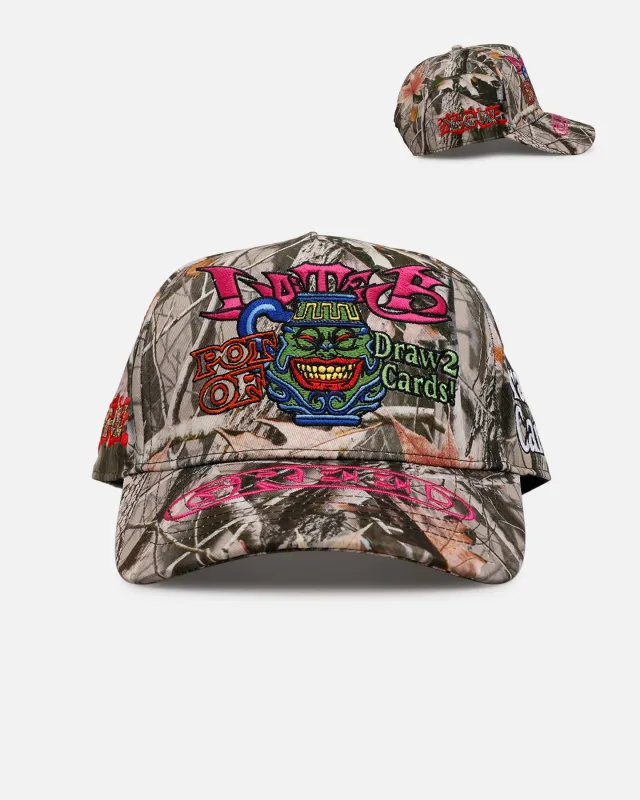 Loiter X Yu-Gi-Oh! Pot Of Greed Camo Snapback Hat Real Tree Camo sold by Culture Kings
