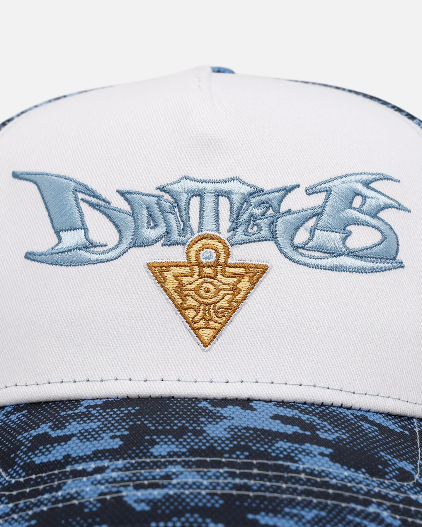 Loiter X Yu-Gi-Oh! Blue Eyes Toon Dragon Trucker Snapback Hat Blue Camo sold by Culture Kings product image thumbnail 5