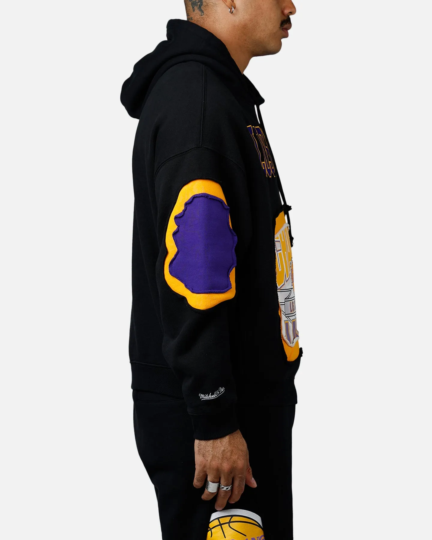 Mitchell & Ness Los Angeles Lakers C&S Hoodie Official Team Color sold by Culture Kings product image thumbnail 4