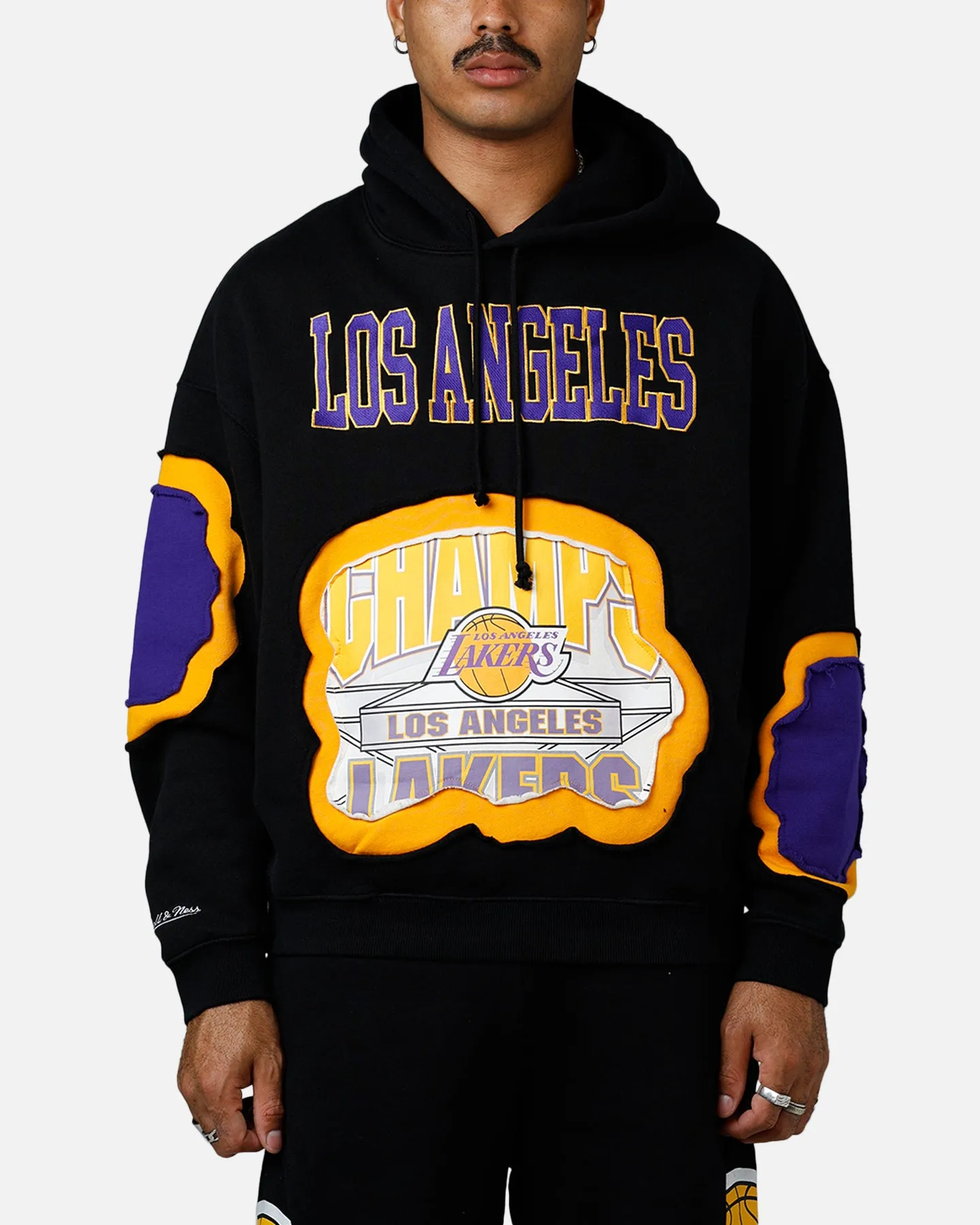 Mitchell & Ness Los Angeles Lakers C&S Hoodie Official Team Color sold by Culture Kings