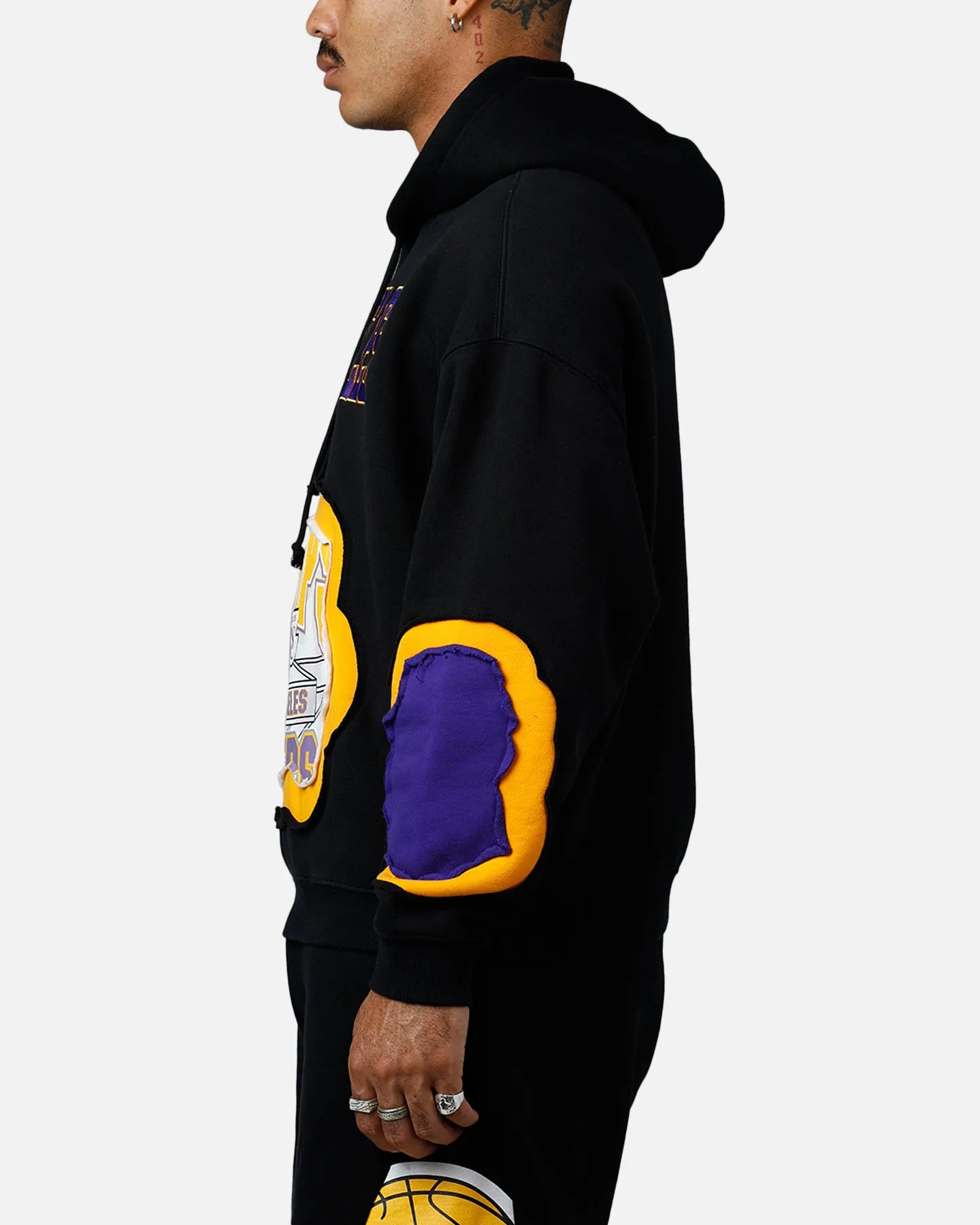 Mitchell & Ness Los Angeles Lakers C&S Hoodie Official Team Color sold by Culture Kings product image thumbnail 5