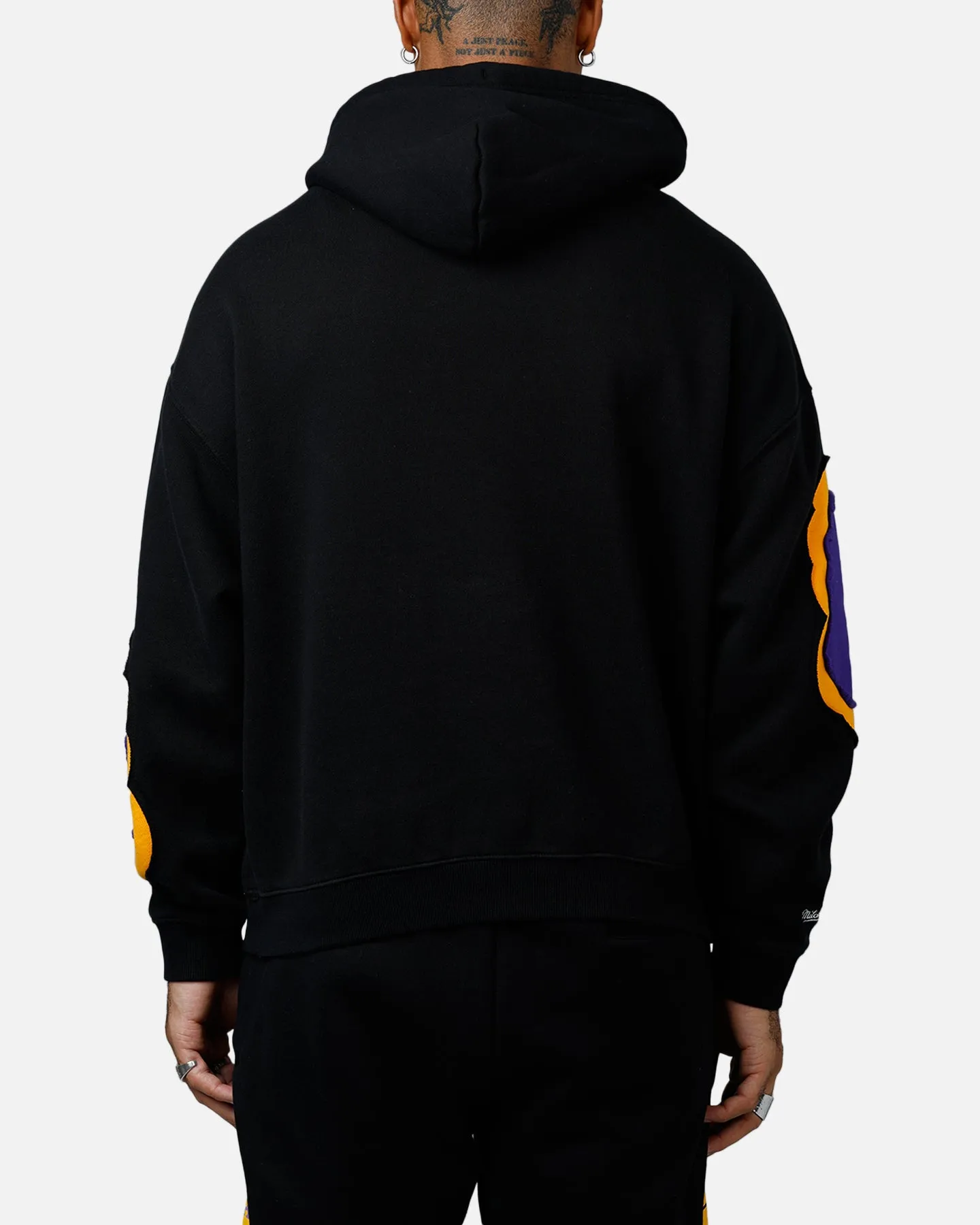 Mitchell & Ness Los Angeles Lakers C&S Hoodie Official Team Color sold by Culture Kings product image thumbnail 2