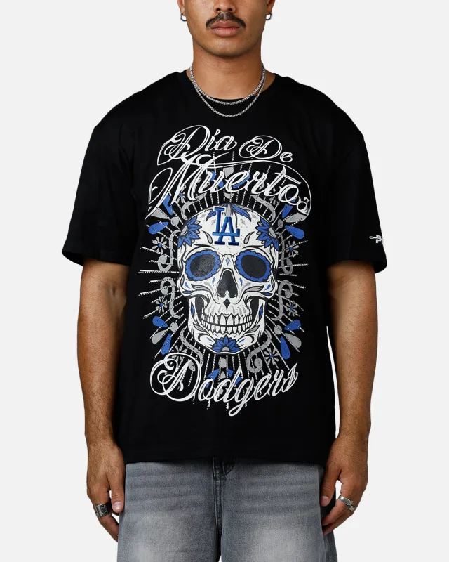 Pro Standard Los Angeles Dodgers Eternal Skull T-Shirt Black/Blue sold by Culture Kings