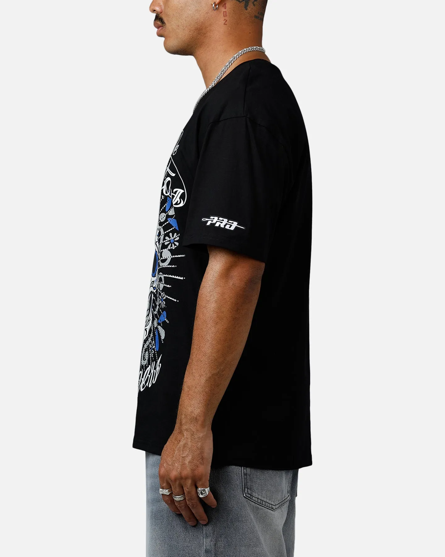 Pro Standard Los Angeles Dodgers Eternal Skull T-Shirt Black/Blue sold by Culture Kings product image thumbnail 5