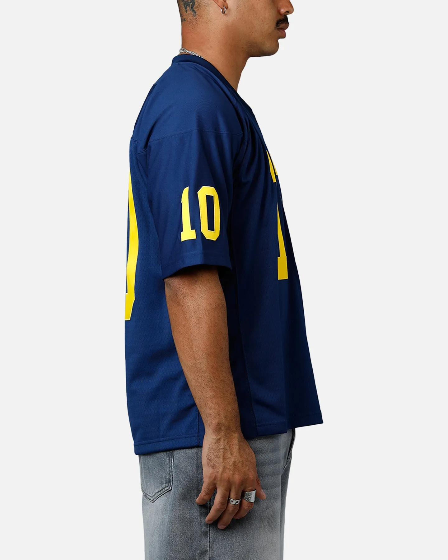 Mitchell & Ness University Of Michigan Wolverines Tom Brady #10 1999 Home Jersey Navy sold by Culture Kings product image thumbnail 4