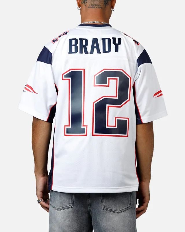 Mitchell & Ness New England Patriots Tom Brady #12 2000 Road Jersey White sold by Culture Kings