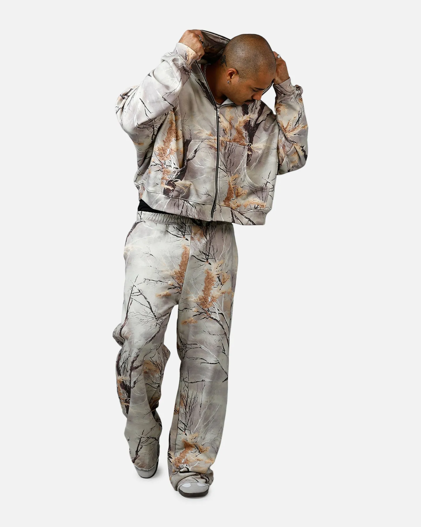 MNML Full Zip Hoodie Snow Camo sold by Culture Kings product image thumbnail 3