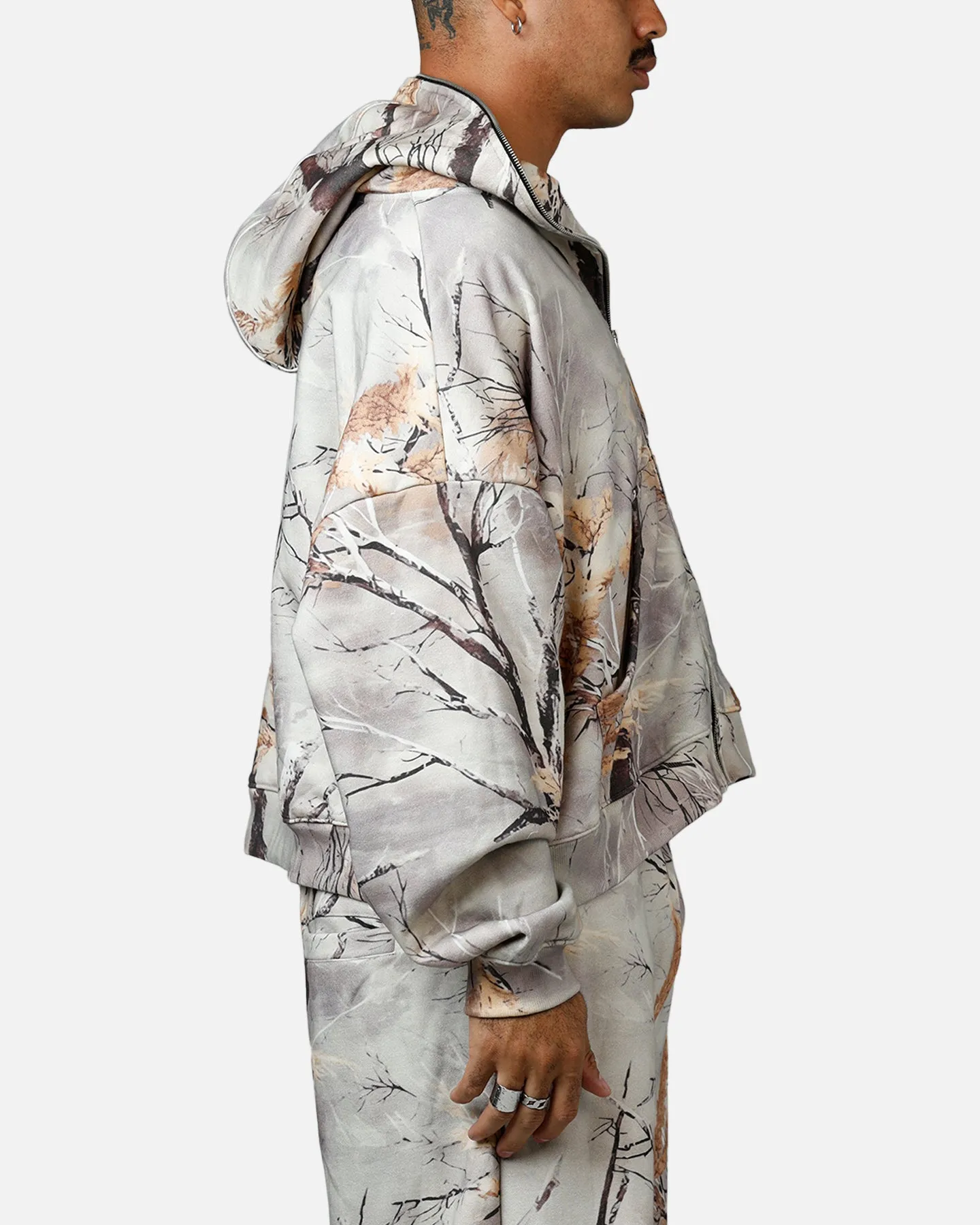 MNML Full Zip Hoodie Snow Camo sold by Culture Kings product image thumbnail 4