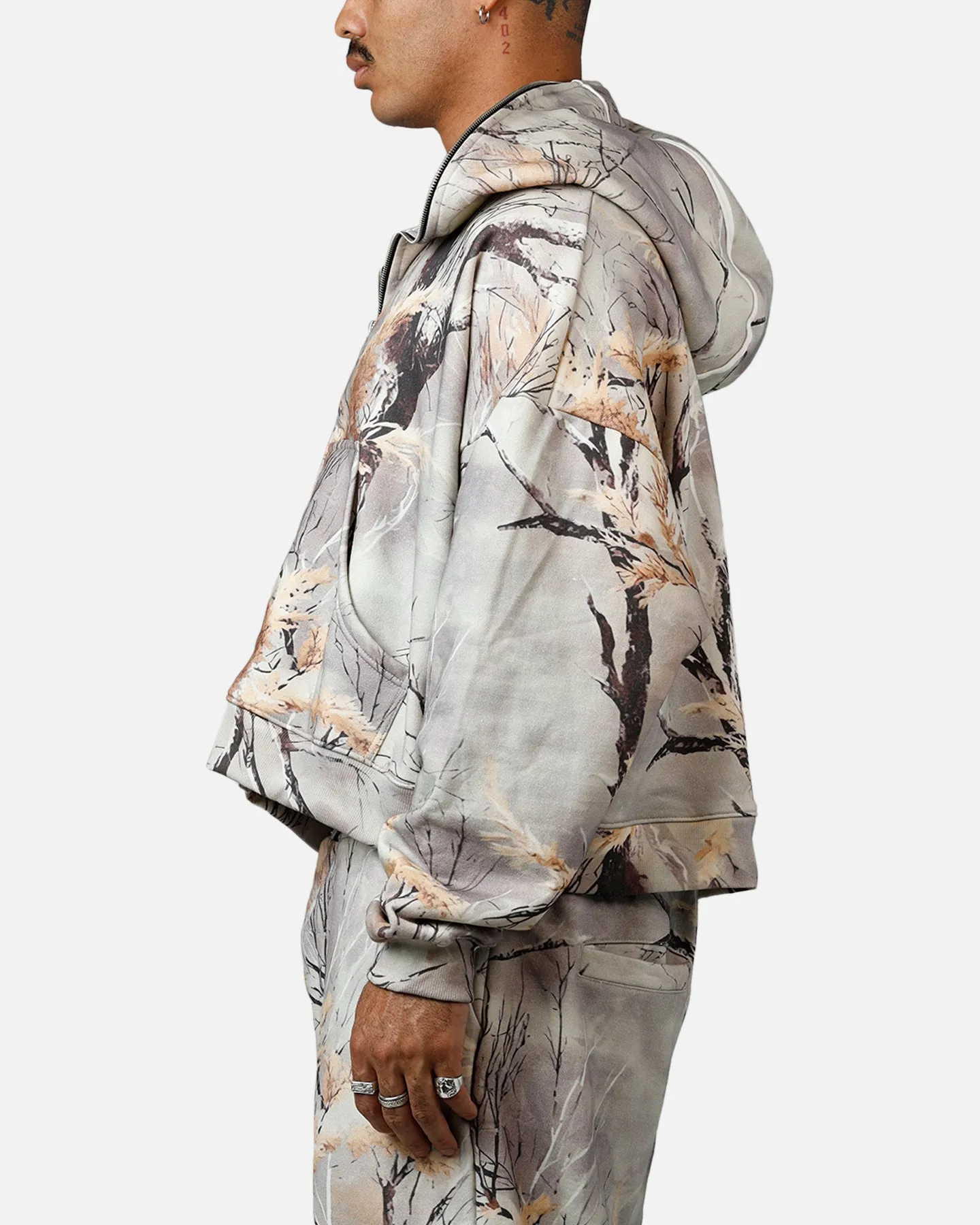 MNML Full Zip Hoodie Snow Camo sold by Culture Kings product image thumbnail 5