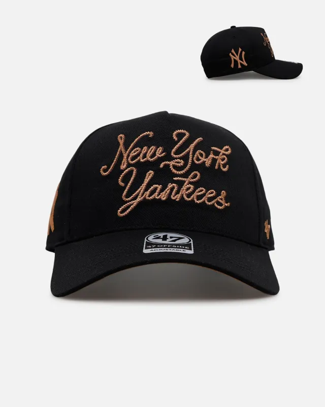 47 Brand New York Yankees 'Round Em Up' '47 Offside Snapback Black sold by Culture Kings