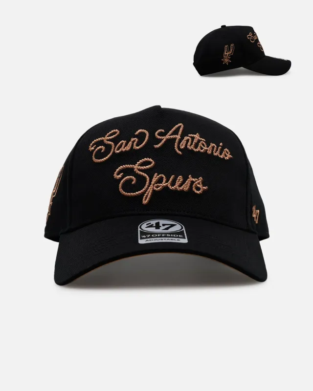 47 Brand San Antonio Spurs 'Round Em Up' '47 Offside Snapback Black sold by Culture Kings