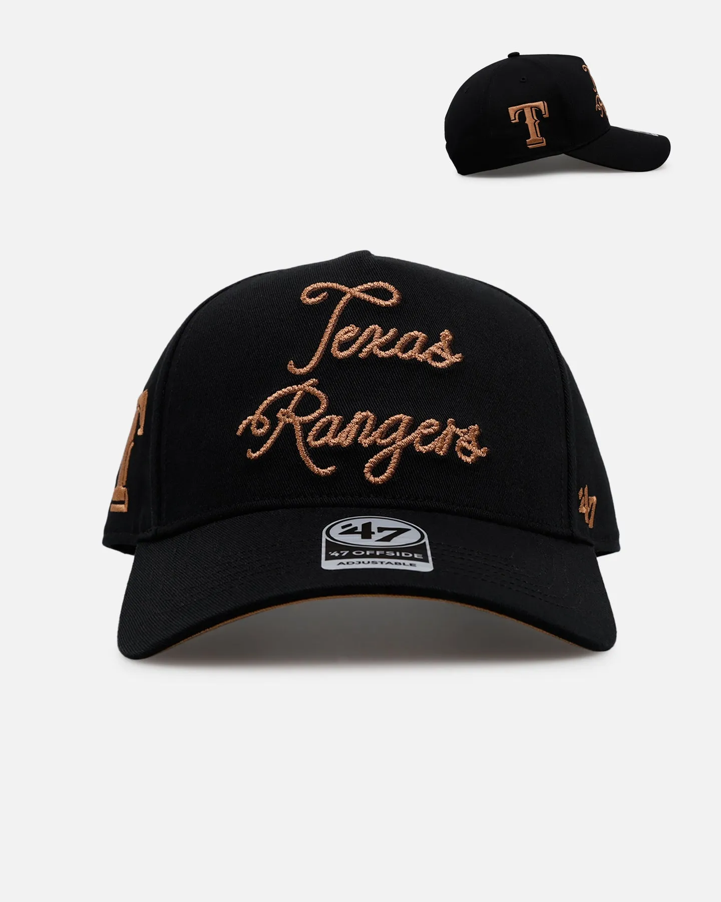 47 Brand Texas Rangers 'Round Em Up' '47 Offside Snapback Black sold by Culture Kings