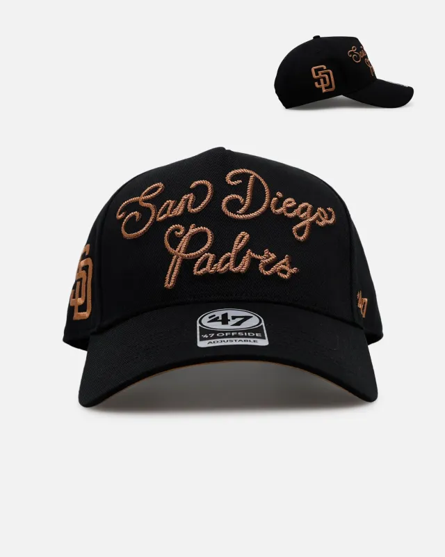 47 Brand San Diego Padres 'Round Em Up' '47 Offside Snapback Black sold by Culture Kings