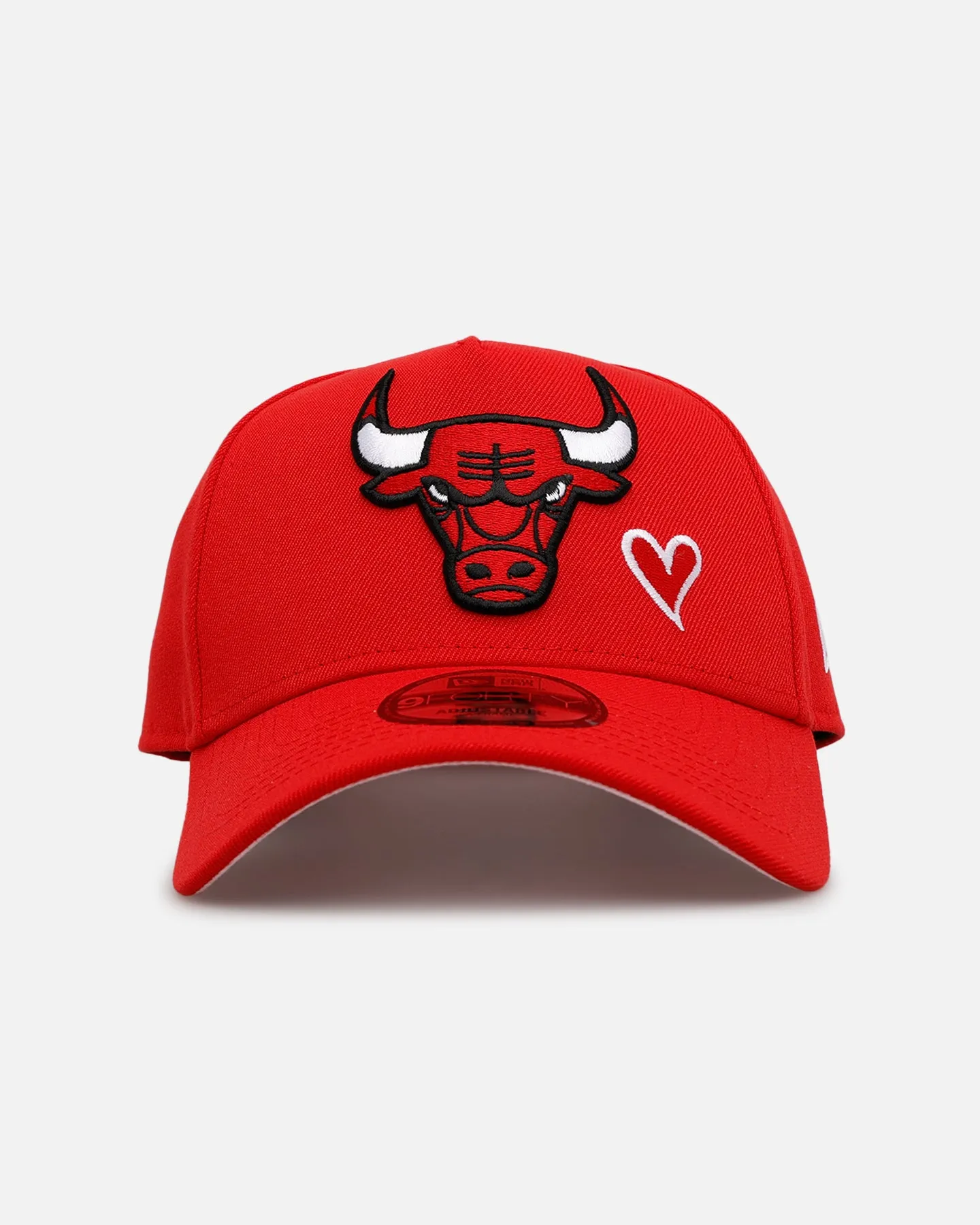 New Era Chicago Bulls 'Team Color Hearts' 9FORTY A-Frame Snapback Official Team Color sold by Culture Kings