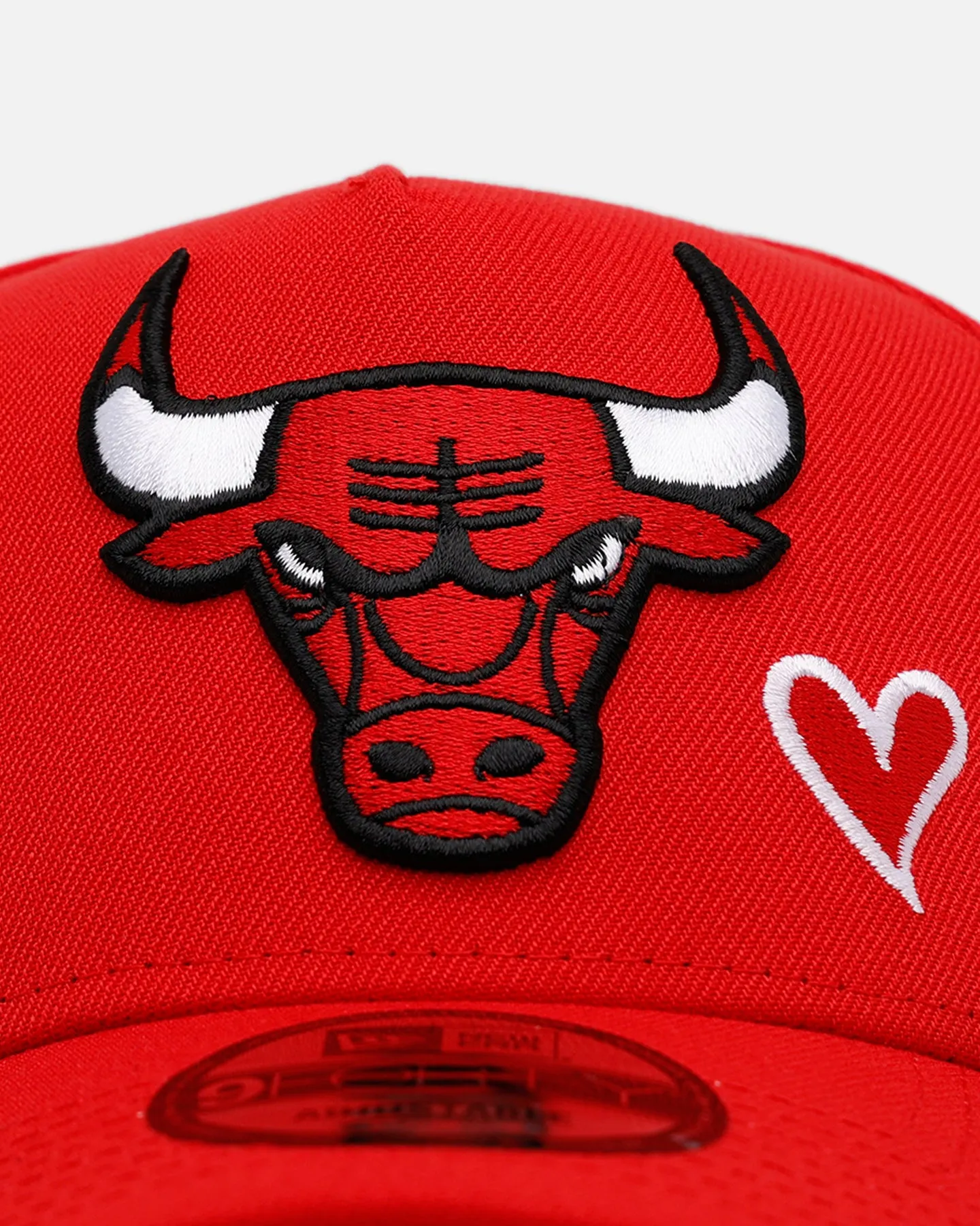 New Era Chicago Bulls 'Team Color Hearts' 9FORTY A-Frame Snapback Official Team Color sold by Culture Kings product image thumbnail 5