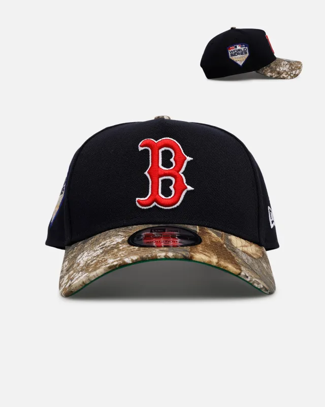 New Era Boston Red Sox 'Realtree Visor' 9FORTY A-Frame Snapback Official Team Color sold by Culture Kings