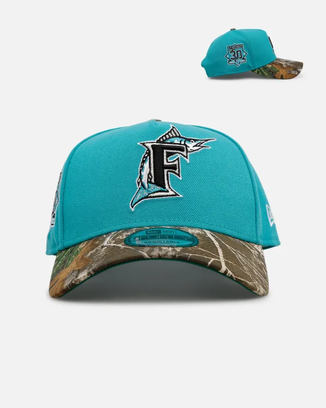 New Era Florida Marlins 'Realtree Visor' 9FORTY A-Frame Snapback Official Team Color sold by Culture Kings