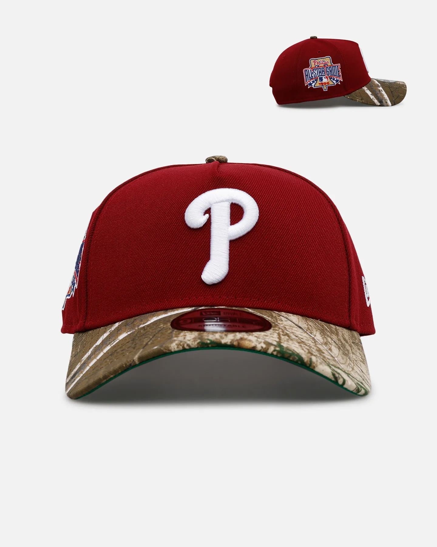 New Era Philadelphia Phillies 'Realtree Visor' 9FORTY A-Frame Snapback Official Team Color sold by Culture Kings