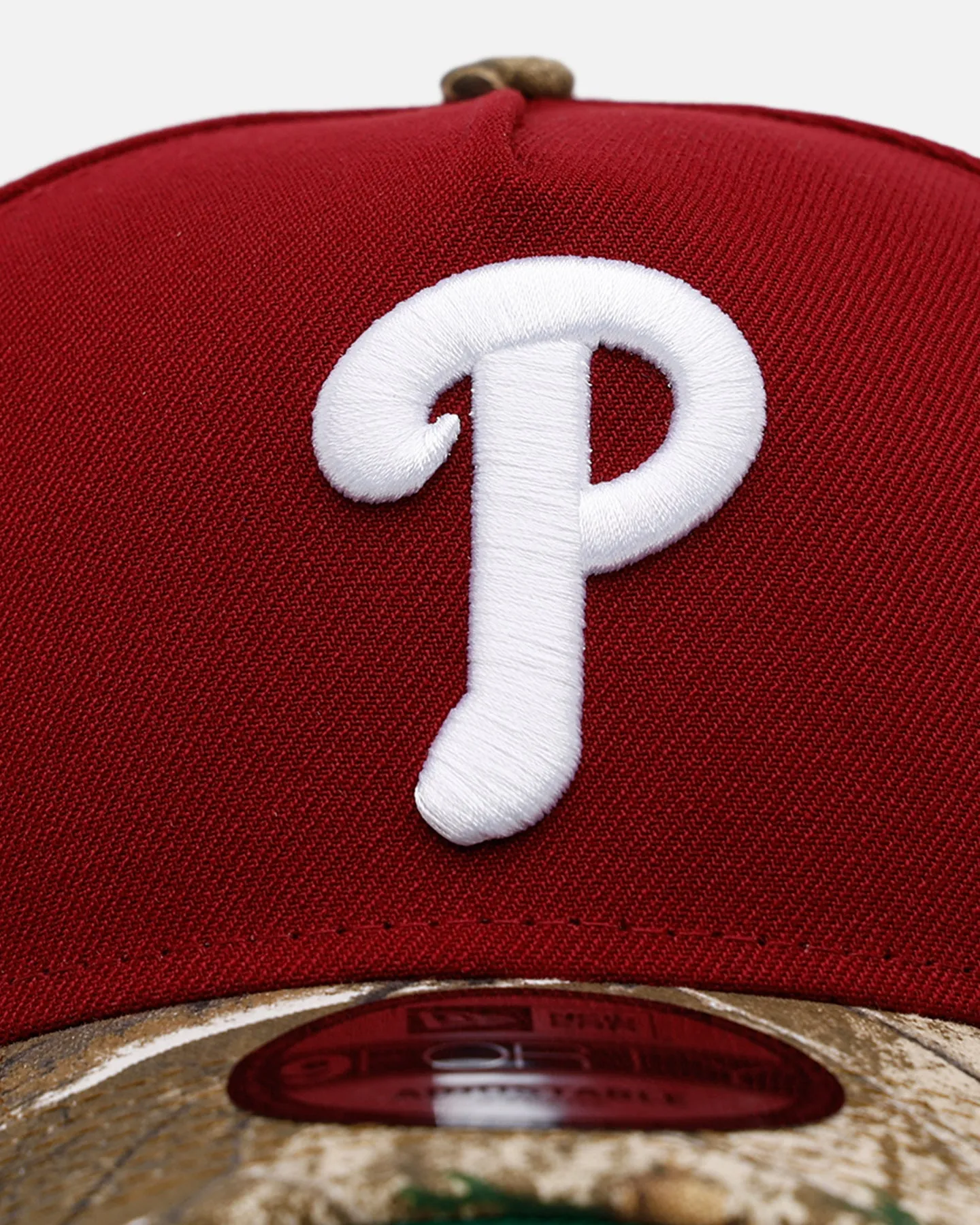 New Era Philadelphia Phillies 'Realtree Visor' 9FORTY A-Frame Snapback Official Team Color sold by Culture Kings product image thumbnail 5