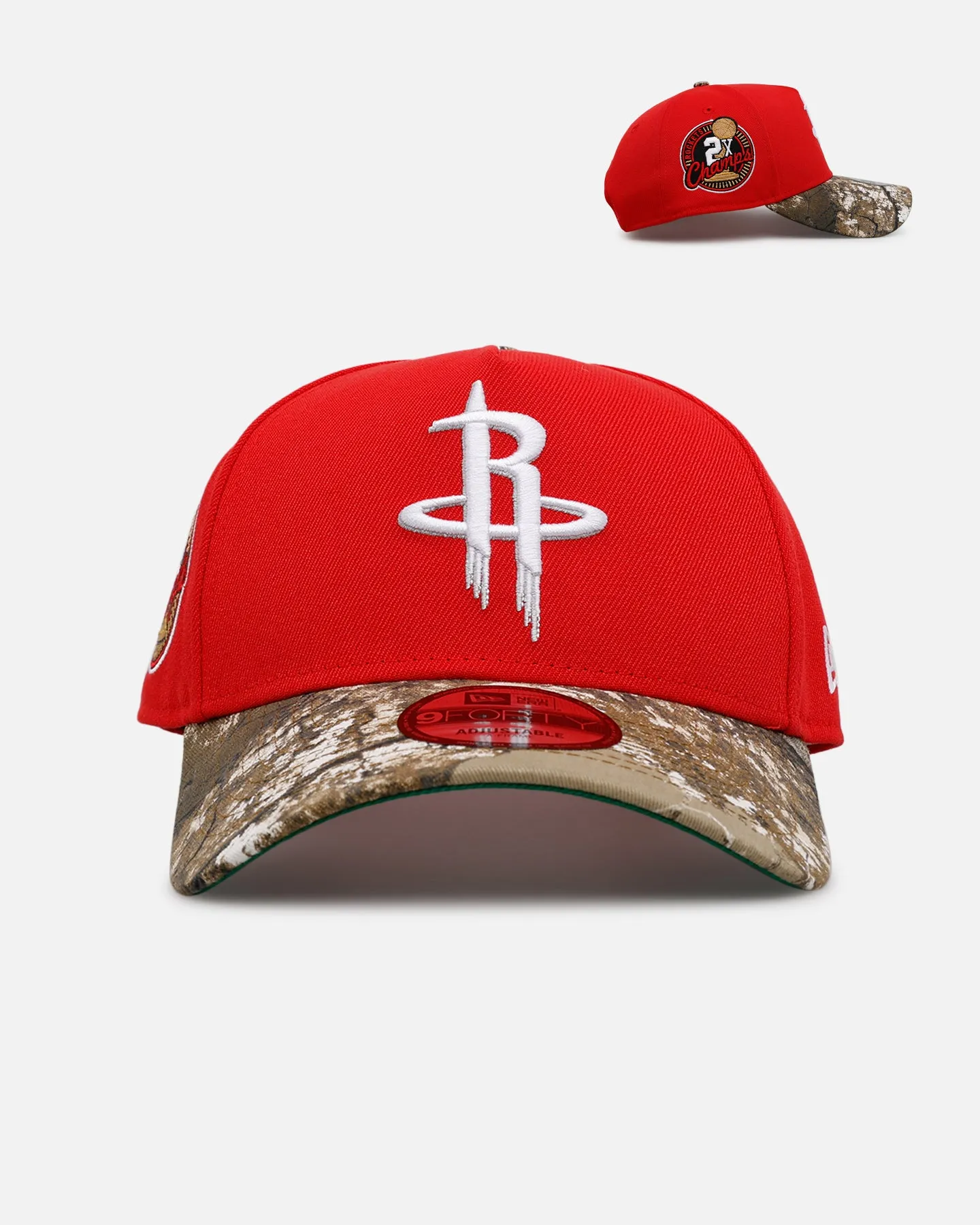 New Era Houston Rockets 'Realtree Visor' 9FORTY A-Frame Snapback Official Team Color sold by Culture Kings