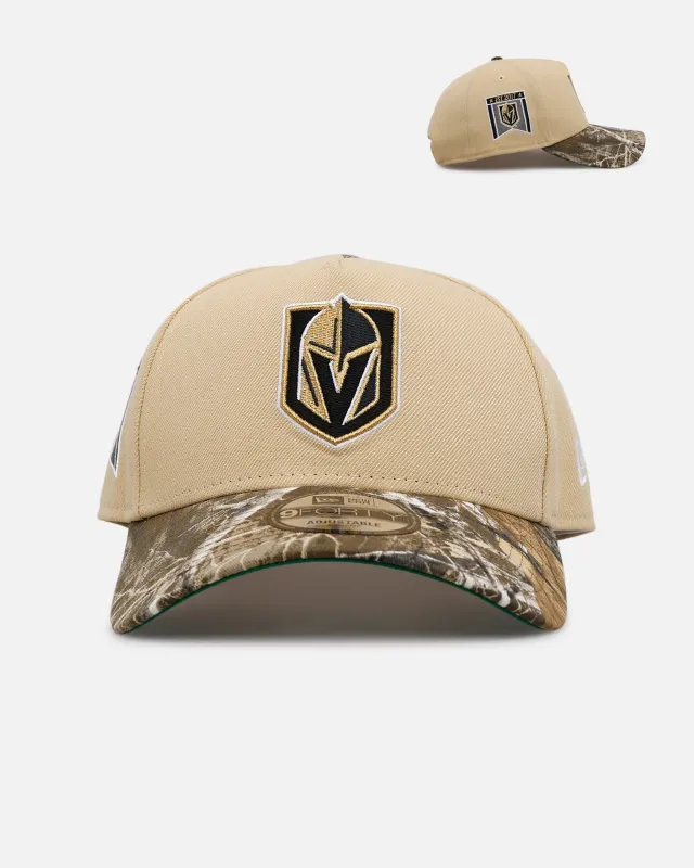 New Era Vegas Golden Knights 'Realtree Visor' 9FORTY A-Frame Snapback Official Team Color sold by Culture Kings