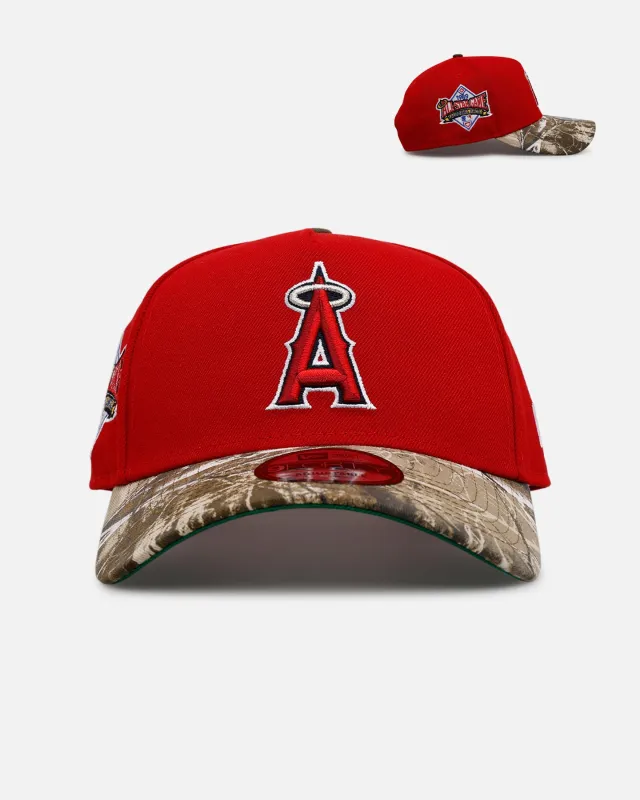 New Era Los Angeles Angels 'Realtree Visor' 9FORTY A-Frame Snapback Official Team Color sold by Culture Kings