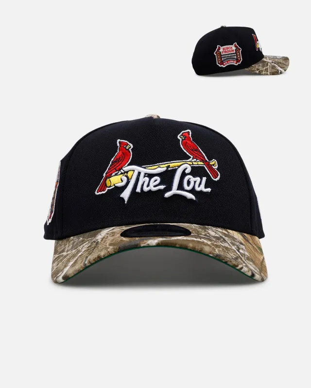 New Era St. Louis Cardinals 'Realtree Visor' 9FORTY A-Frame Snapback Official Team Color sold by Culture Kings