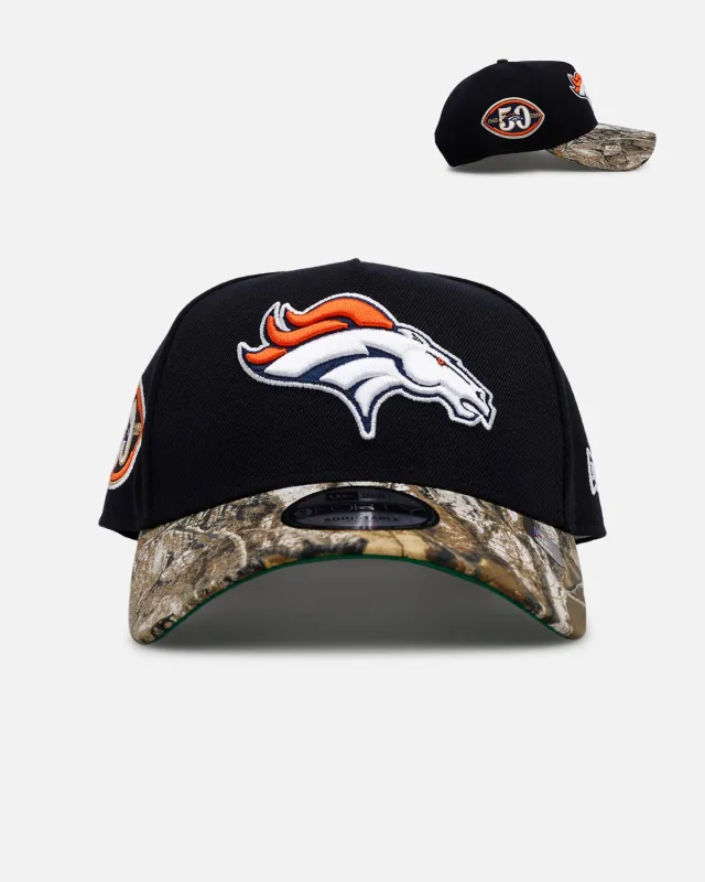 New Era Denver Broncos 'Realtree Visor' 9FORTY A-Frame Snapback Official Team Color sold by Culture Kings