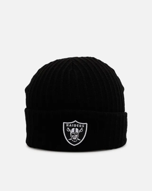 47 Brand Las Vegas Raiders Harbor Cuff Knit Beanie Black sold by Culture Kings