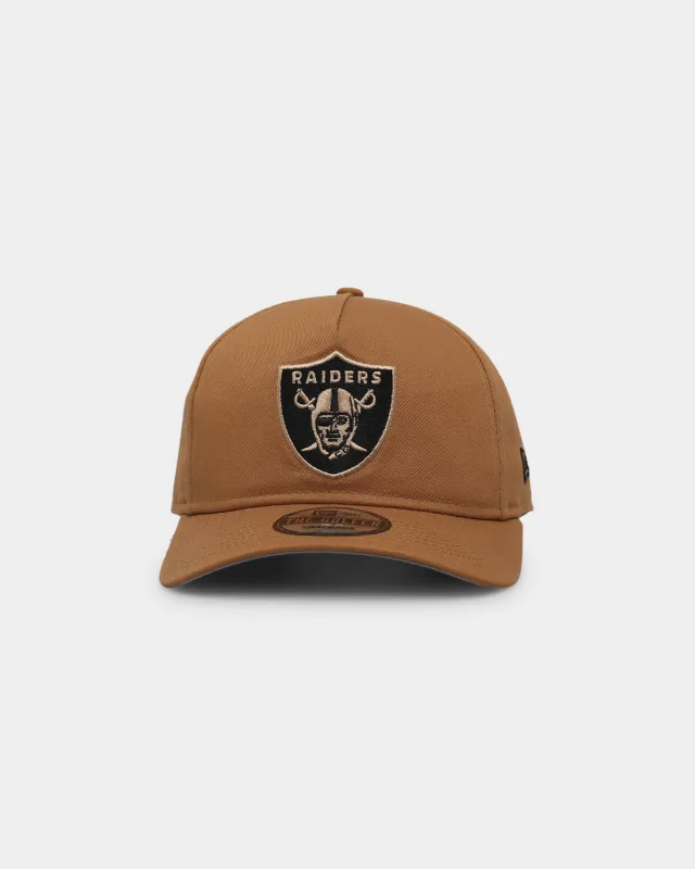 New Era Las Vegas Raiders Pinch Crown Golfer Wheat/Black sold by Culture Kings