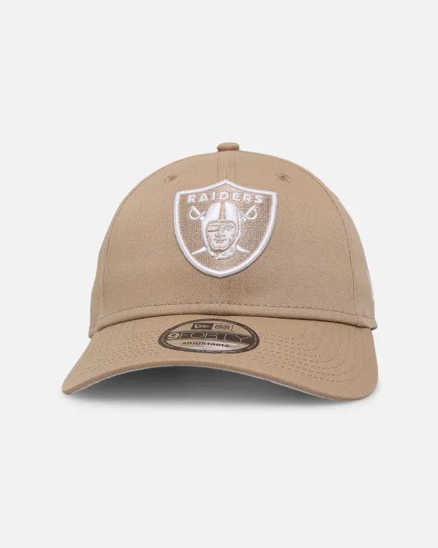 New Era Las Vegas Raiders 'Camel White' 9FORTY Casual Strapback Tumbleweed/White sold by Culture Kings