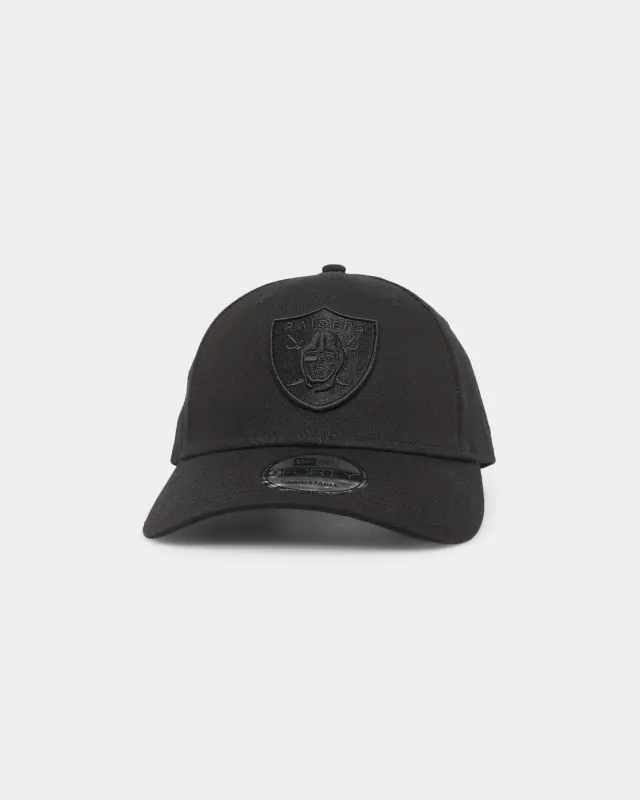 New Era Las Vegas Raiders 'Black On Black' 9FORTY Casual Strapback Black/Black sold by Culture Kings