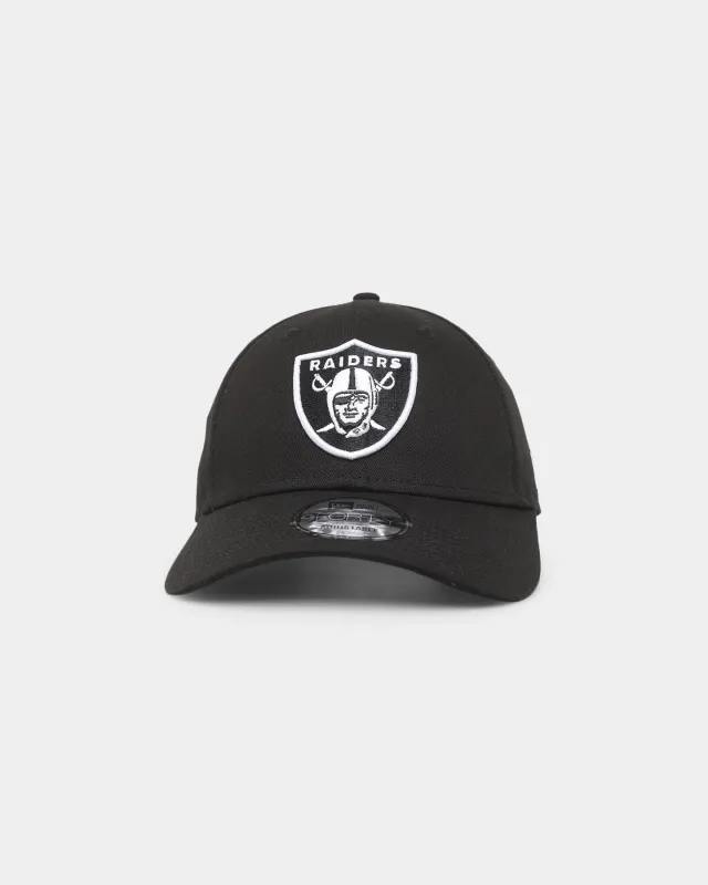 New Era Las Vegas Raiders Core Team 9FORTY Casual Strapback Black/White sold by Culture Kings