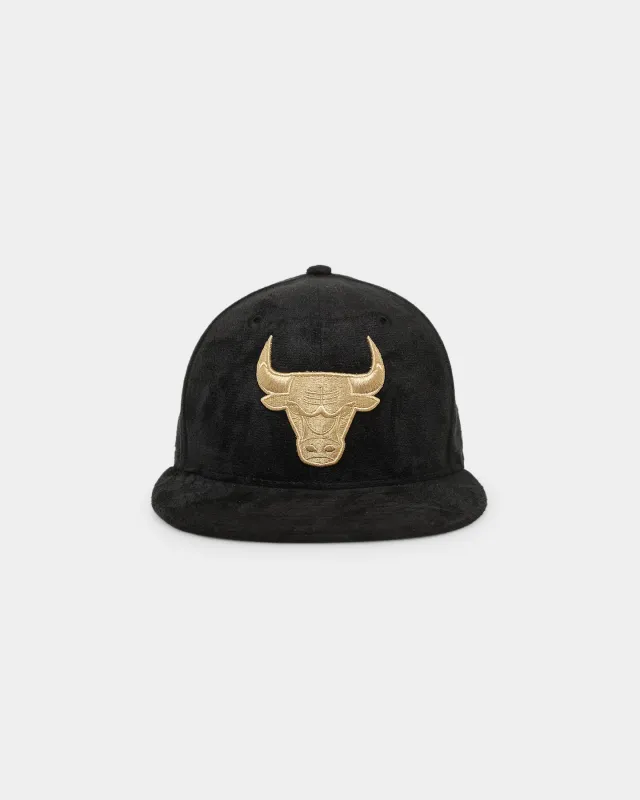 New Era Chicago Bulls 'Black Tan Suede' 59FIFTY Fitted Black/Tan sold by Culture Kings
