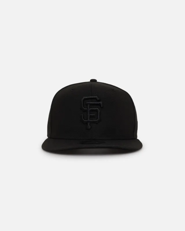 New Era San Francisco Giants 9FIFTY Snapback Black/Black sold by Culture Kings