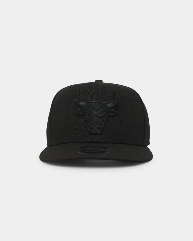 New Era Chicago Bulls 9FIFTY High Crown Precurved Snapback Black/Black sold by Culture Kings
