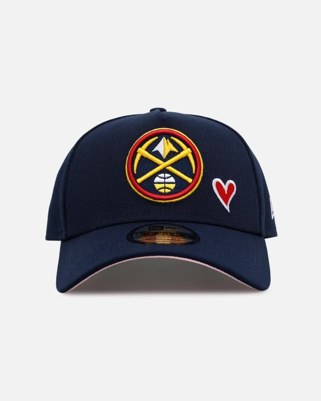New Era Denver Nuggets 'Team Color Hearts' 9FORTY A-Frame Snapback Official Team Color sold by Culture Kings