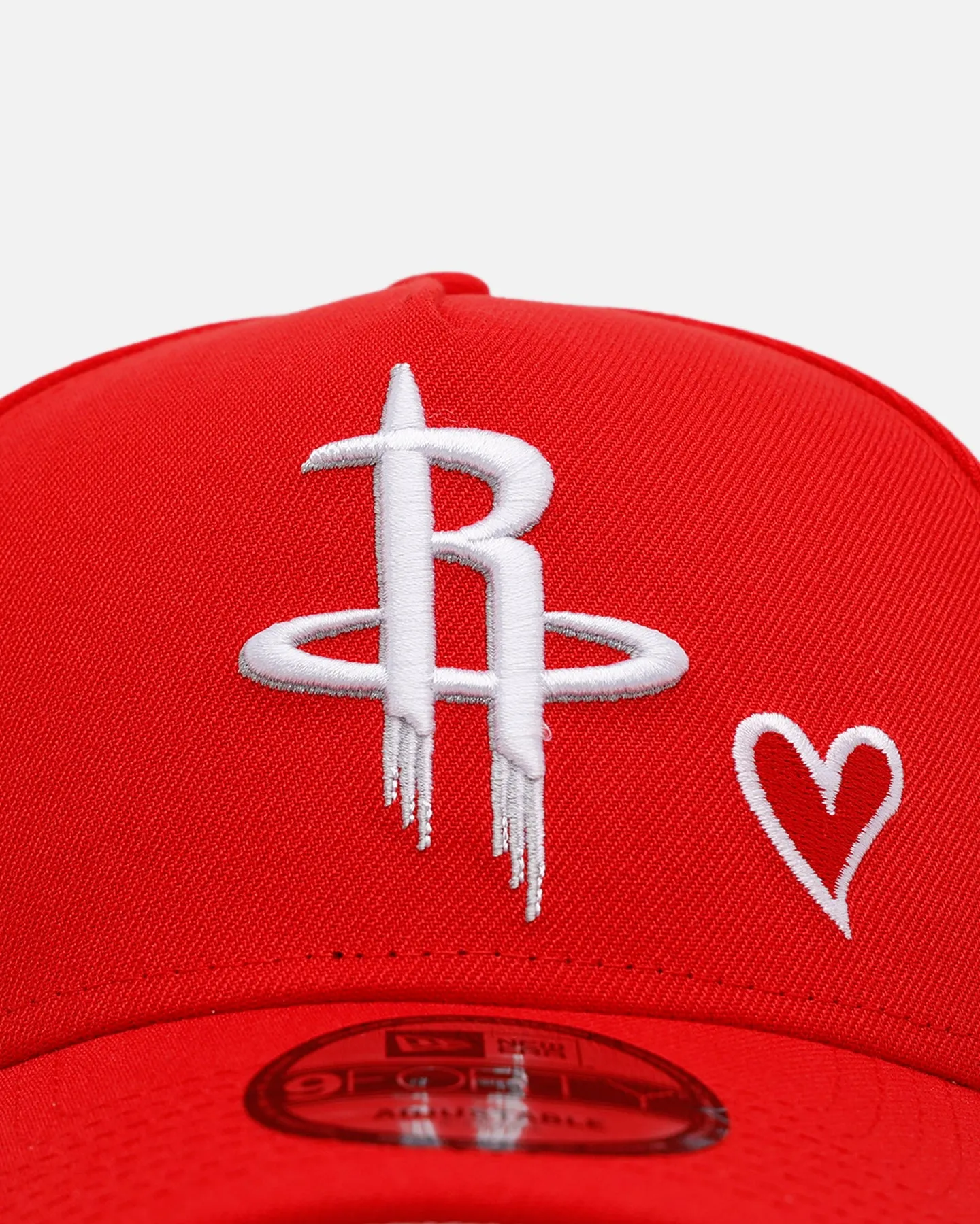 New Era Houston Rockets 'Team Color Hearts' 9FORTY A-Frame Snapback Official Team Color sold by Culture Kings product image thumbnail 5