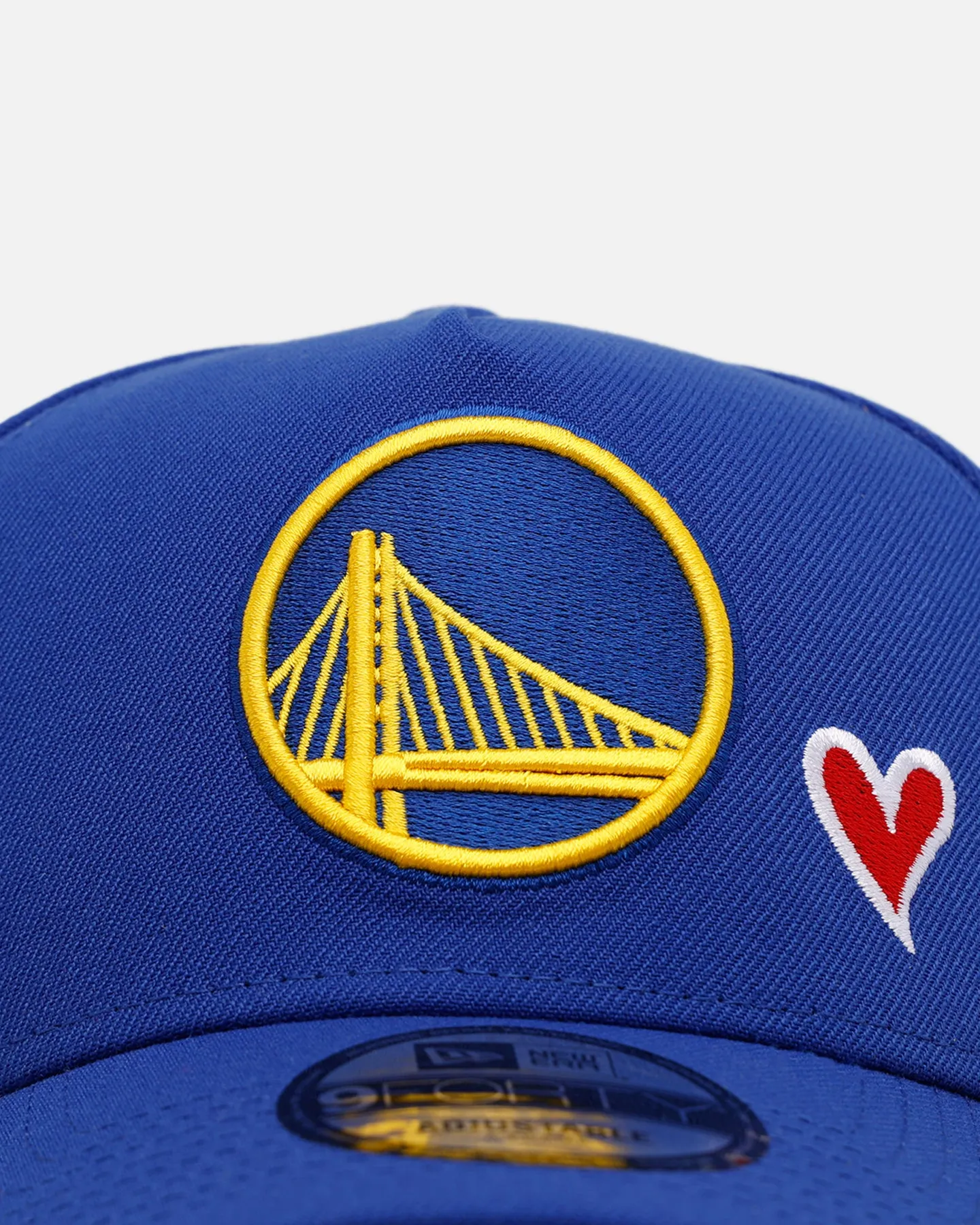 New Era Golden State Warriors 'Team Color Hearts' 9FORTY A-Frame Snapback Official Team Color sold by Culture Kings product image thumbnail 5
