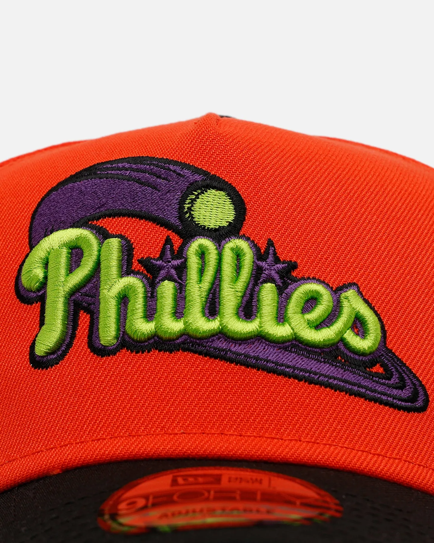 New Era Philadelphia Phillies 'Halloween' 9FORTY A-Frame Snapback Orange/Black sold by Culture Kings product image thumbnail 5